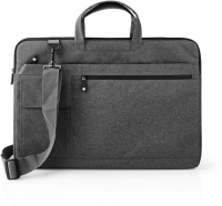 Nedis Notebook Tasche (NBBG17150BK) für 17-18" Notebooks Nedis Sortiment NBBG17150GY Tragetasche grau