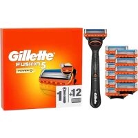Gillette Fusion5 Power Rasierer, 12 Ersatzklingen