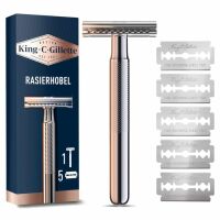King C. Gillette Rasierhobel, 5 Ersatzklingen
