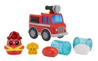 MGA Entertainment DohKins  Firetruck & Firefighter
