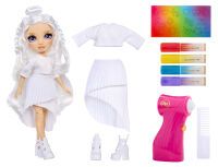 MGA Entertainment Rainbow High Air Brush & Create Fashion Dolls - Purple Eyes
