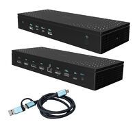 I-TEC Universal 5x 4K Display DS 5x 4K 2x DP 3x HDMI 1x 2,5GLAN 2x USB-C Gen.2 3x USB 3.2 Gen.2 1x A