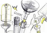 Gardena Ready4Garden ClickUp Set Fackel + Pflanzschale + Stiel