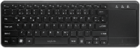 Logilink Tastatur Wireless mit Touchpad, 2,4 GHz, schwarz (ID0188)