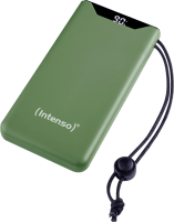 Intenso Powerbank F10000    Grün 10000 mAh inkl. USB-C to Type-C Mobile Stromversorgung