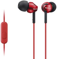 Sony MDR-EX110APR Rot In-Ear kabelgebunden