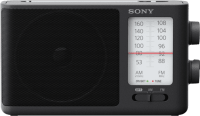 Sony ICF506 - Portable - AM,FM - Black - Rotary - 110 h - AA
