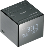 Sony XDR-C1DBP - Clock - DAB,DAB+,FM - 87.5 - 108 MHz - 174.928 - 239.2 MHz - LCD - White