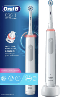 Braun Oral-B Pro 3 3000 Sensitive Clean JAS22 white