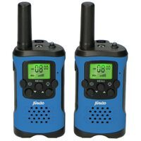 Alecto Walkie-Talkie Set / 2 Handsets / Bis zu 7 km / Frequenzkanäle: 8 / PTT / VOX / 24 h Standby / Headset-Ausgang / Eingebaute Taschenlampe / Schwarz