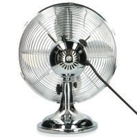 Trebs Trebs Tischventilator Metall 12 Zoll Silber