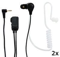Alecto FRH-10 DUO - Headset - In-ear - Blueberry - Transparent - Monaural - Buttons - Black