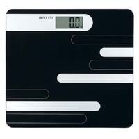 MELISSA Personenwaage 180 kgs Schwarz / Silber