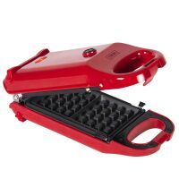 Trebs 6-in-1-Snack-Maker / Comfortcook für leckere Waffeln, Donuts, Cake Pops, Madeleine-Kekse, Waffelschalen für Eis und Mini-Kuchen