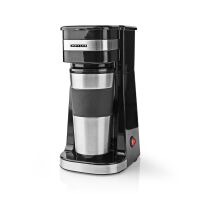 Butler Einzelportions-Kaffeemaschine / 0,4 l / 750 W / Isolierter Reisebecher / Automatische Abschaltung / Schwarz