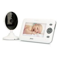 Alecto Video-Babyphone mit 4,3"-Farbdisplay Weiß
