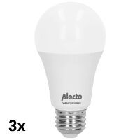 Alecto Intelligente LED-Farblampe mit Wi-Fi 3er-Pack