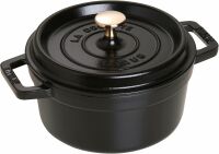 Zwilling Staub La Cocotte 20cm rund, schwarz, Gusseisen