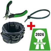 Haupa KABELBINDER SCHWARZ UV-BESTÄND (AKTIONS-SET 2   2025)