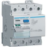 Hager FI-SCH. 3P+N 10KA 63A 30MA B+ (CDB663D)