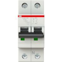 ABB Sicherungsautomat 6kA 2A C 1p+N 2p S201-C2NA