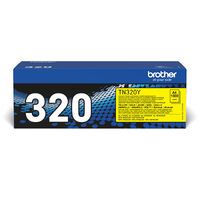 Brother TN320Y - Toner Cartridge Original - Yellow - 1,500 pages