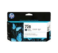 HP 728 130-ml Matte Black DesignJet Ink Cartridge - Standard Yield - Pigment-based ink - 130 ml - 1 pc(s) - Single pack
