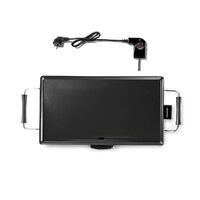 MELISSA Teppanyaki-Grillplatte / 2000 W / 47,5 x 26,5 cm / Antihaftbeschichtung / Einstellbarer Thermostat / Cool-Touch-Griffe