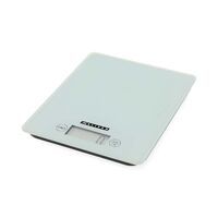 MELISSA Digitale Küchenwaage / Gehärtetes Glas / LCD-Display / Max. 5kg / Tara-Funktion / 1-Gramm-Schritte / Gramm / Unzen / Pfund / Milliliter