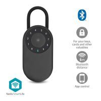 Nedis SmartLife Schlüsselsafe / Bluetooth® / Aussenbereich / Ziffer / IP65 / Schwarz