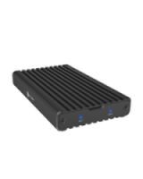ICY BOX IB-2817M-C32 Gehäuse Kühlfunktion M2 NVMe SSD Externe Gehäuse