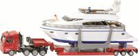 Siku Heavy Haulage Transporter with yacht - Heavy haulage transporter model - 3 yr(s) - Red - White