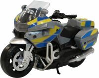 VEDES Großhandel GmbH - Ware Speedzone Polizeimotorrad 18 cm, Licht und Sound, Freilauf