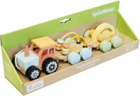 VEDES Großhandel GmbH - Ware SpielMaus Nachziehtraktor mit 2 Anhänger