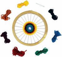 VEDES Großhandel GmbH - Ware Creathek Webrahmen rund aus Holz #18 cm