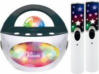 VEDES Großhandel GmbH - Ware Boogie Bee Karaoke Lautsprecher, 2 Mikrofone