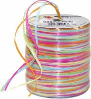 C.E. Pattberg Geschenkband Raffia matt mehrfarbig 3.0 mm x 50.0m