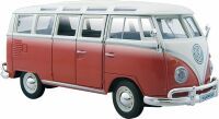 Bauer Maisto 1:25 VW Bus ''Samba'', rot/weiß