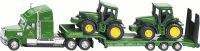 Siku Low Loader with John Deere tractors - Green - Gray - Low loader model - 1:87 - 260 mm - 48 mm - 75 mm