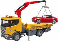 Bruder 03552 Scania Super 560R Abschlepp-LKW m. L+S Modul + Bruder Roadster