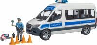 Bruder 02683 MB Sprinter Polizei Einsatzfahrzeug mit Polizist und L+S Modul