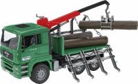 Bruder 02769 MAN Holztransport-LKW mit Ladekran