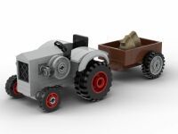 Dark Side Bricks GmbH Kiddicraft KC1109 Kleiner Trecker mit Anhänger