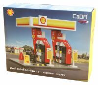 Jamara e.K. CaDA Shell Tankstelle Bricks