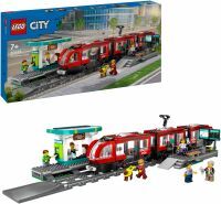 LEGO City 60423 Straßenbahn mit Haltestelle LEGO