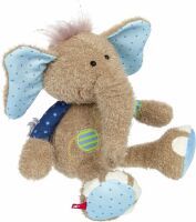 Sigikid Elefant blau Patchwork Sweety