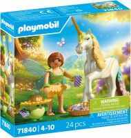 PLAYMOBIL 71840 Sammeleinhorn Regenbogenblume mit Fee