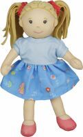 Heless Stoffpuppe ''Pippa'' mit Kleidchen zum An- und Ausziehen, 22 cm