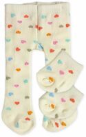 Heless Puppen-Strumpfhose mit Söckchen ''Herz Konfetti'', Gr. 35-45 cm