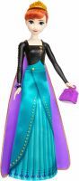 Mattel Disney Die Eiskönigin Anna Modepuppen-Set, Spin & Reveal mit 11 Überraschungen HXD27